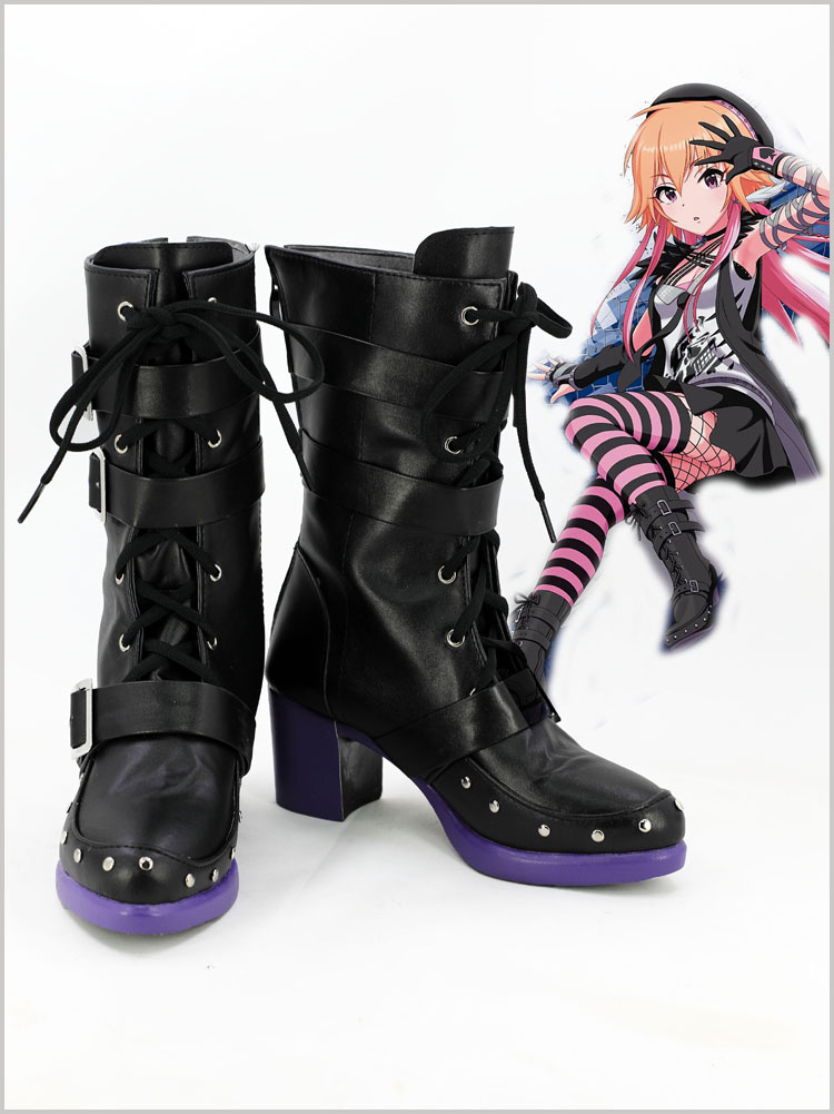 コスプレ 靴 ブーツ アイドルマスター シンデレラガールズ 二宮飛鳥 cosplay 変装 仮装 豪華/華麗/高品質/サイズオーダー        